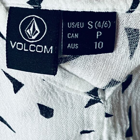 Volcom womens Y2K sundress size S babydoll skater beach coconutgirl boho strappy - Picture 5 of 8